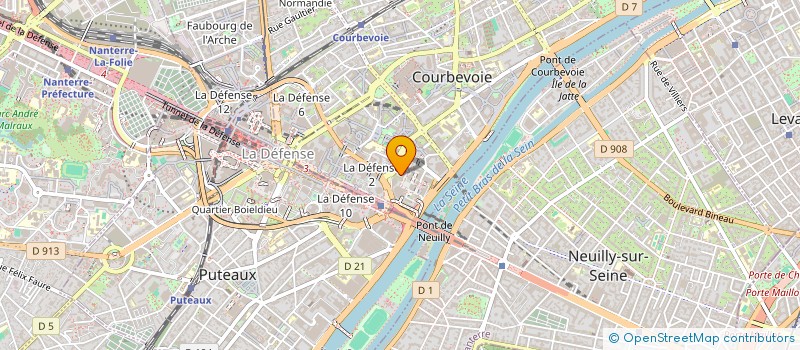 localisation de l'entreprise 528 869 548 à COURBEVOIE
