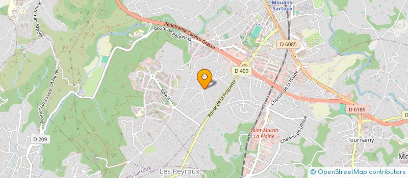 localisation de l'entreprise 528 907 389   MOUANS-SARTOUX