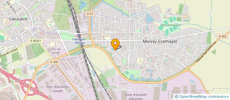 localisation de l'entreprise 528 918 683 à MOISSY-CRAMAYEL