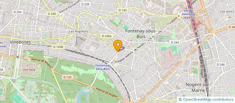 localisation de l'entreprise 528 959 976  à FONTENAY SOUS BOIS
