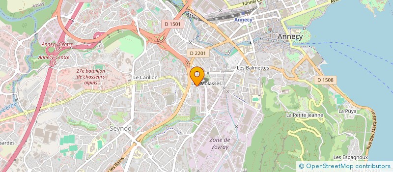 localisation de l'entreprise 528 983 091  à ANNECY