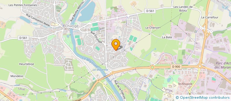 localisation de l'entreprise 528 990 492   CHANGE