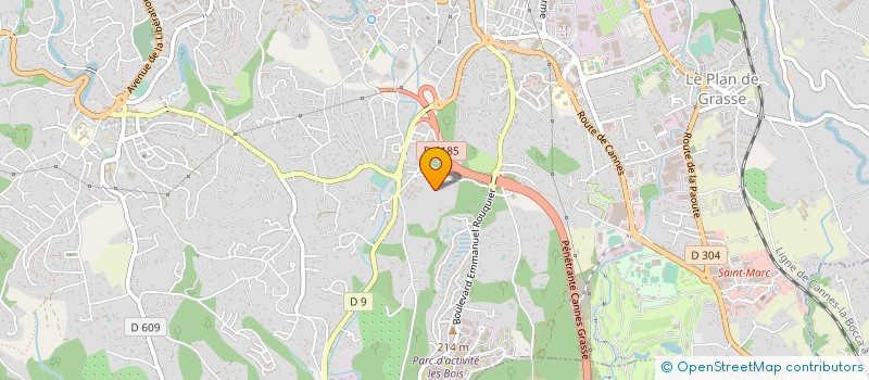 localisation de l'entreprise 529 036 204 à BIOT