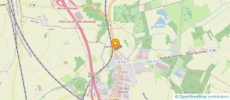 localisation de l'entreprise 529 053 217 à MIRIBEL