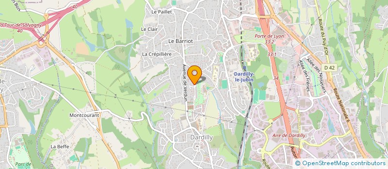 localisation de l'entreprise 529 068 769   DARDILLY