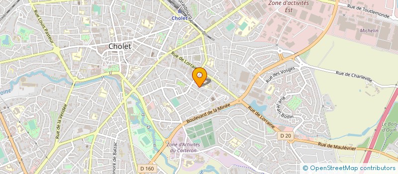 localisation de l'entreprise 529 081 960  à CHOLET