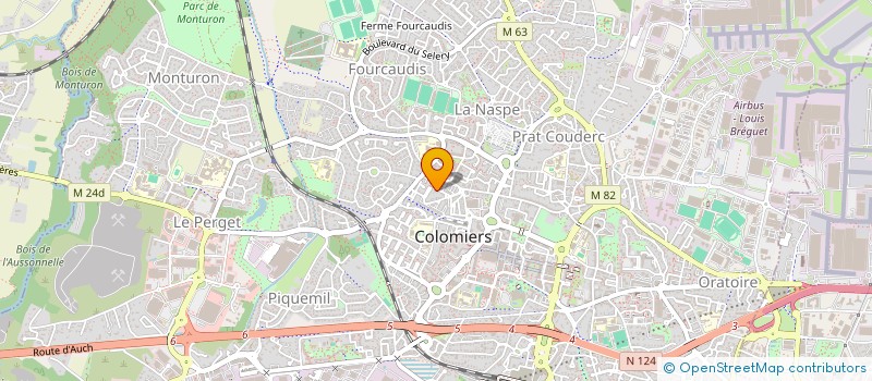 localisation de l'entreprise 529 091 308 à COLOMIERS