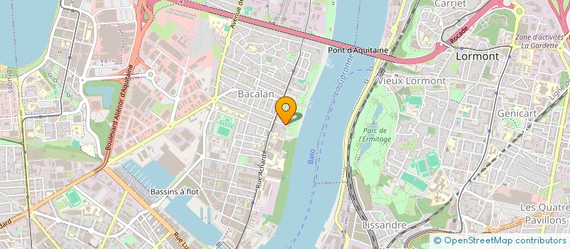 localisation de l'entreprise 529 096 307 à BORDEAUX