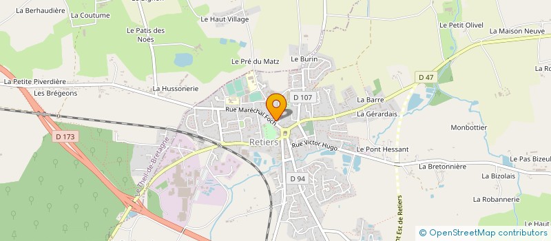 localisation de l'entreprise 529 108 201   RETIERS