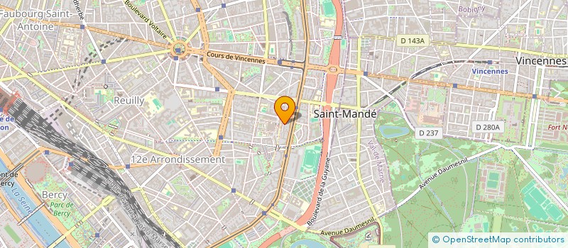 localisation de l'entreprise 529 114 159  à SAINT-MANDE