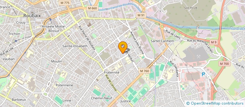 localisation de l'entreprise 529 119 430   ROUBAIX