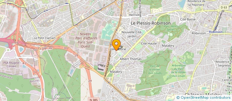 localisation de l'entreprise 529 142 911   LE PLESSIS-ROBINSON