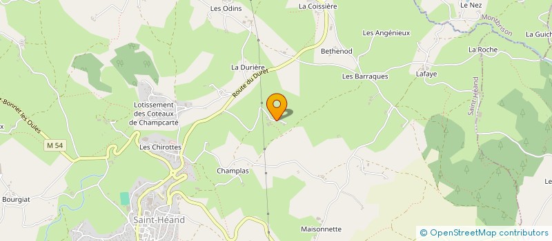 localisation de l'entreprise 529 156 481 à SAINT-HEAND