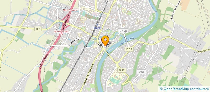 localisation de l'entreprise 529 168 387   MURET