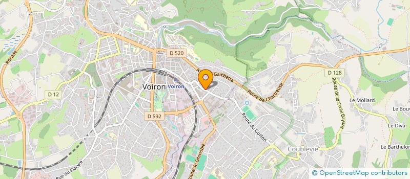 localisation de l'entreprise 529 178 196 à VOIRON