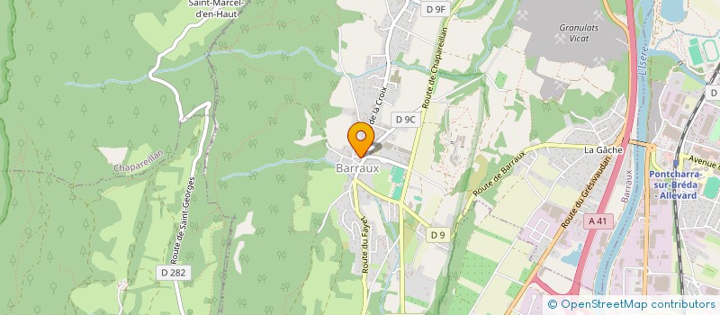 localisation de l'entreprise 529 196 966   BARRAUX
