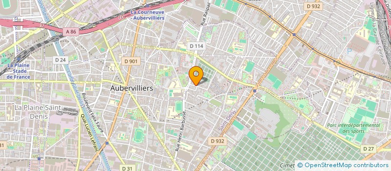localisation de l'entreprise 529 234 338   AUBERVILLIERS