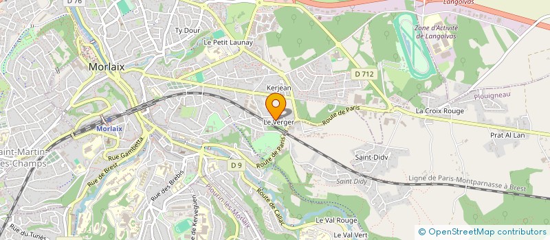 localisation de l'entreprise 529 257 255   PLOUEZOC'H