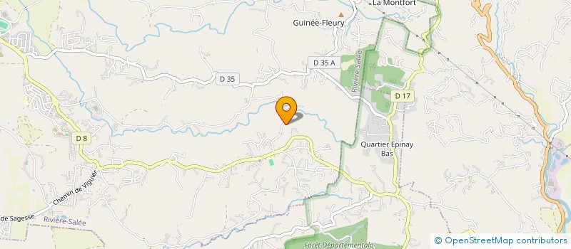 localisation de l'entreprise 529 297 707   RIVIERE-SALEE