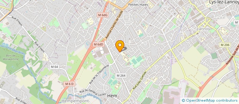 localisation de l'entreprise 529 332 199   HEM