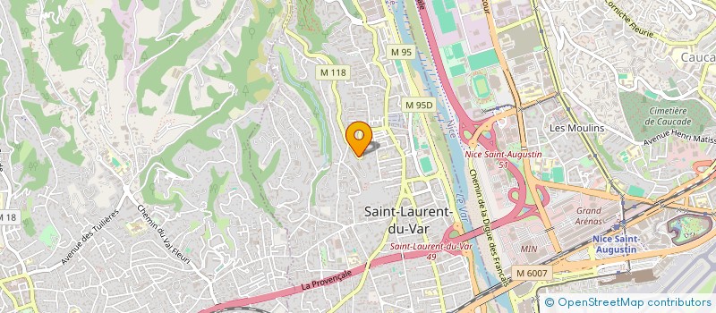 localisation de l'entreprise 529 349 409   MOUGINS