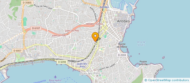 localisation de l'entreprise 529 354 813   ANTIBES