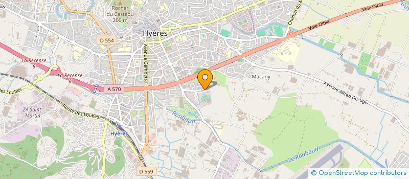 localisation de l'entreprise 529 363 459  à HYERES