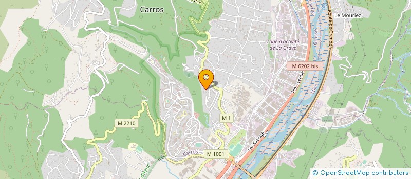 localisation de l'entreprise 529 380 578  à CARROS