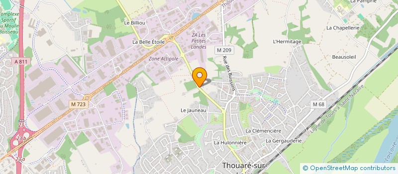 localisation de l'entreprise 529 384 117   THOUARE-SUR-LOIRE
