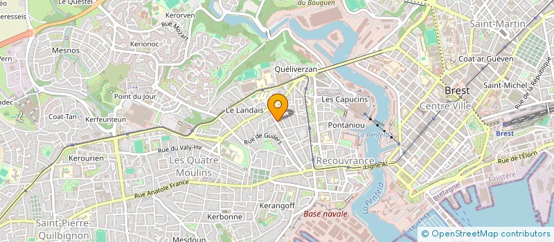localisation de l'entreprise 529 394 827  à BREST
