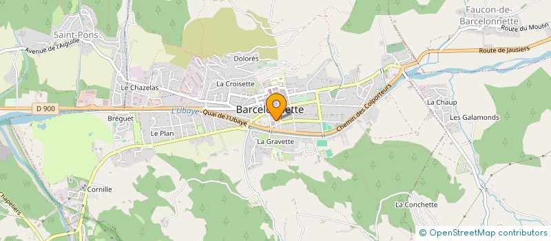 localisation de l'entreprise 529 479 222 à BARCELONNETTE