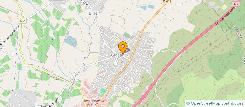 localisation de l'entreprise 529 481 210   GIGEAN