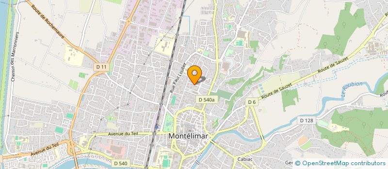 localisation de l'entreprise 529 548 513 à MONTELIMAR