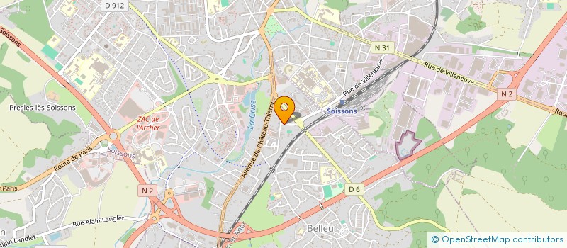 localisation de l'entreprise 529 554 982   BELLEU