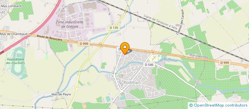 localisation de l'entreprise 529 565 822   RODILHAN