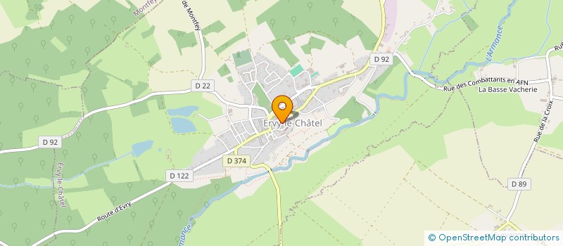 localisation de l'entreprise 529 647 521   ERVY-LE-CHATEL