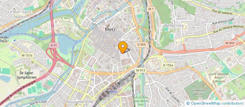 localisation de l'entreprise 529 670 473   METZ