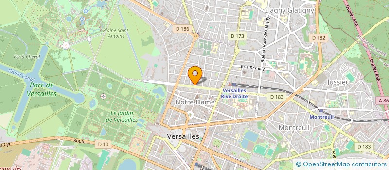 localisation de l'entreprise 529 677 429 à VERSAILLES