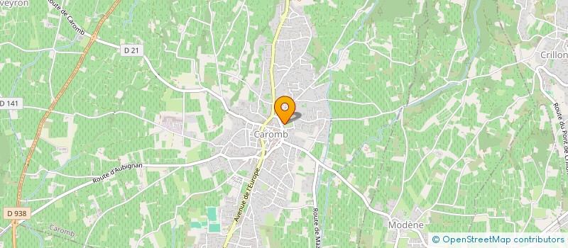 localisation de l'entreprise 529 686 396   CAROMB