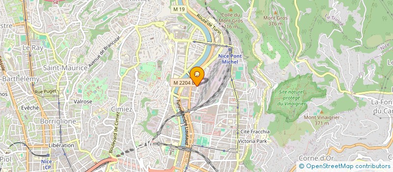 localisation de l'entreprise 529 689 218 à NICE