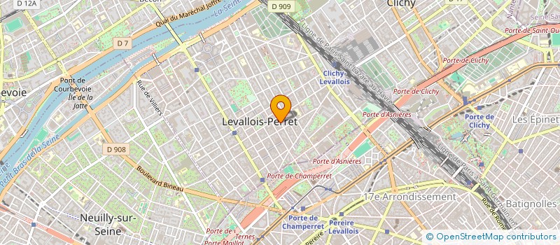 localisation de l'entreprise 529 716 912  à LEVALLOIS-PERRET