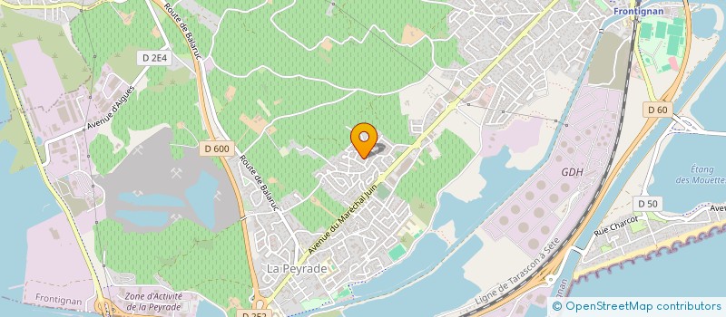 localisation de l'entreprise 529 718 504  à FRONTIGNAN