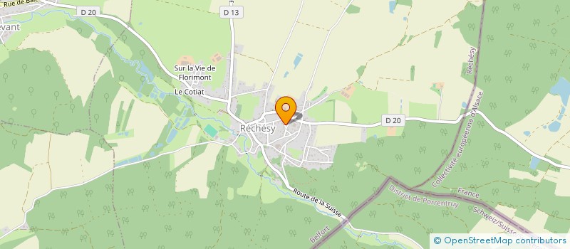 localisation de l'entreprise 529 729 832 à RECHESY
