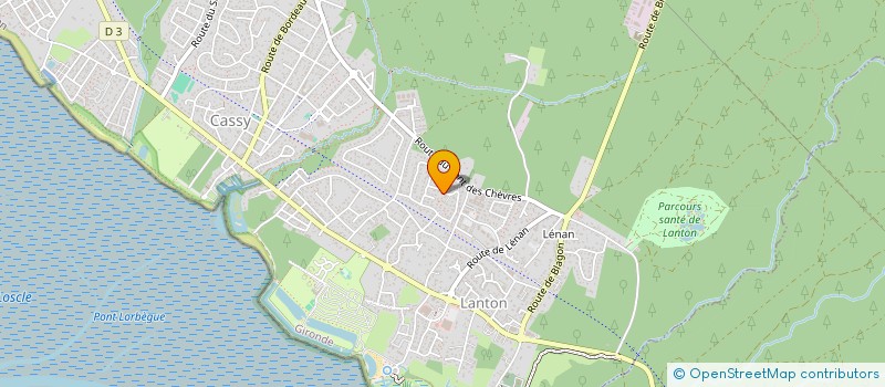 localisation de l'entreprise 529 768 764   LANTON