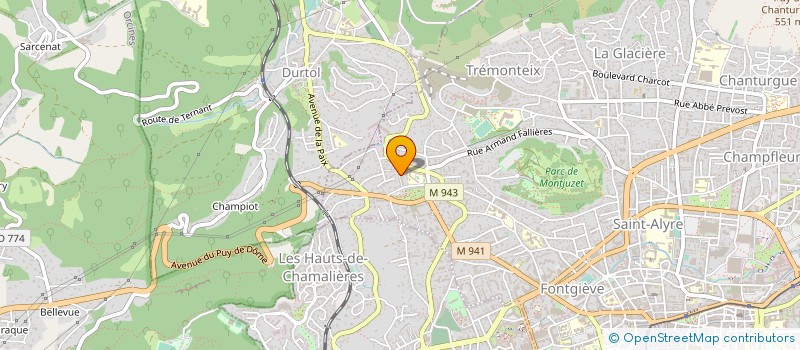 localisation de l'entreprise 529 786 931   CLERMONT-FERRAND