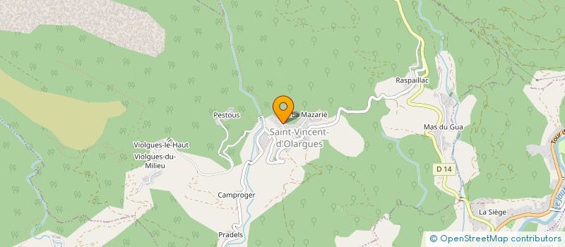 localisation de l'entreprise 529 801 946  à SAINT-VINCENT-D OLARGUES