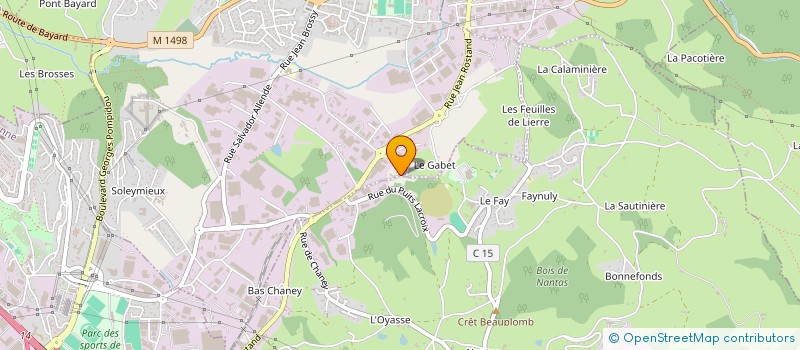 localisation de l'entreprise 529 805 871  à LA TALAUDIERE