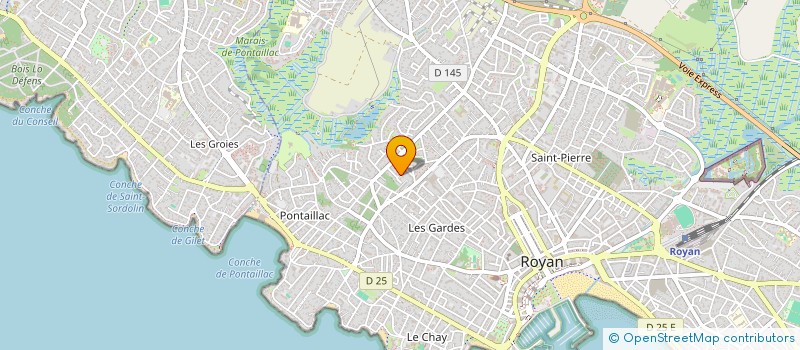 localisation de l'entreprise 529 809 428   ROYAN