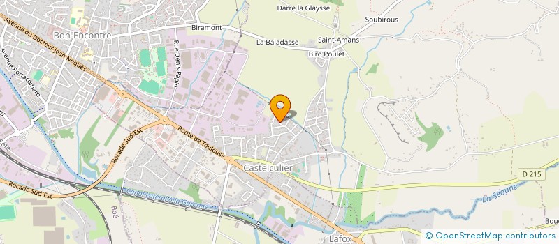 localisation de l'entreprise 529 811 986 à CASTELCULIER