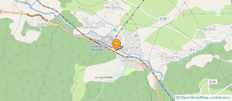 localisation de l'entreprise 529 828 899 à LUZENAC